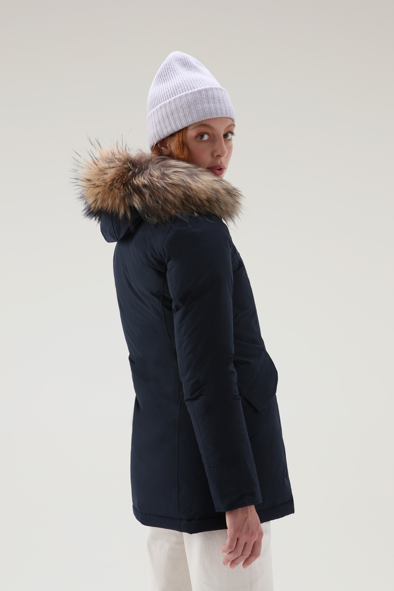 Extreem Outlook zwaar Women's Arctic Parka in Urban Touch with Detachable Fur Blue | Woolrich USA