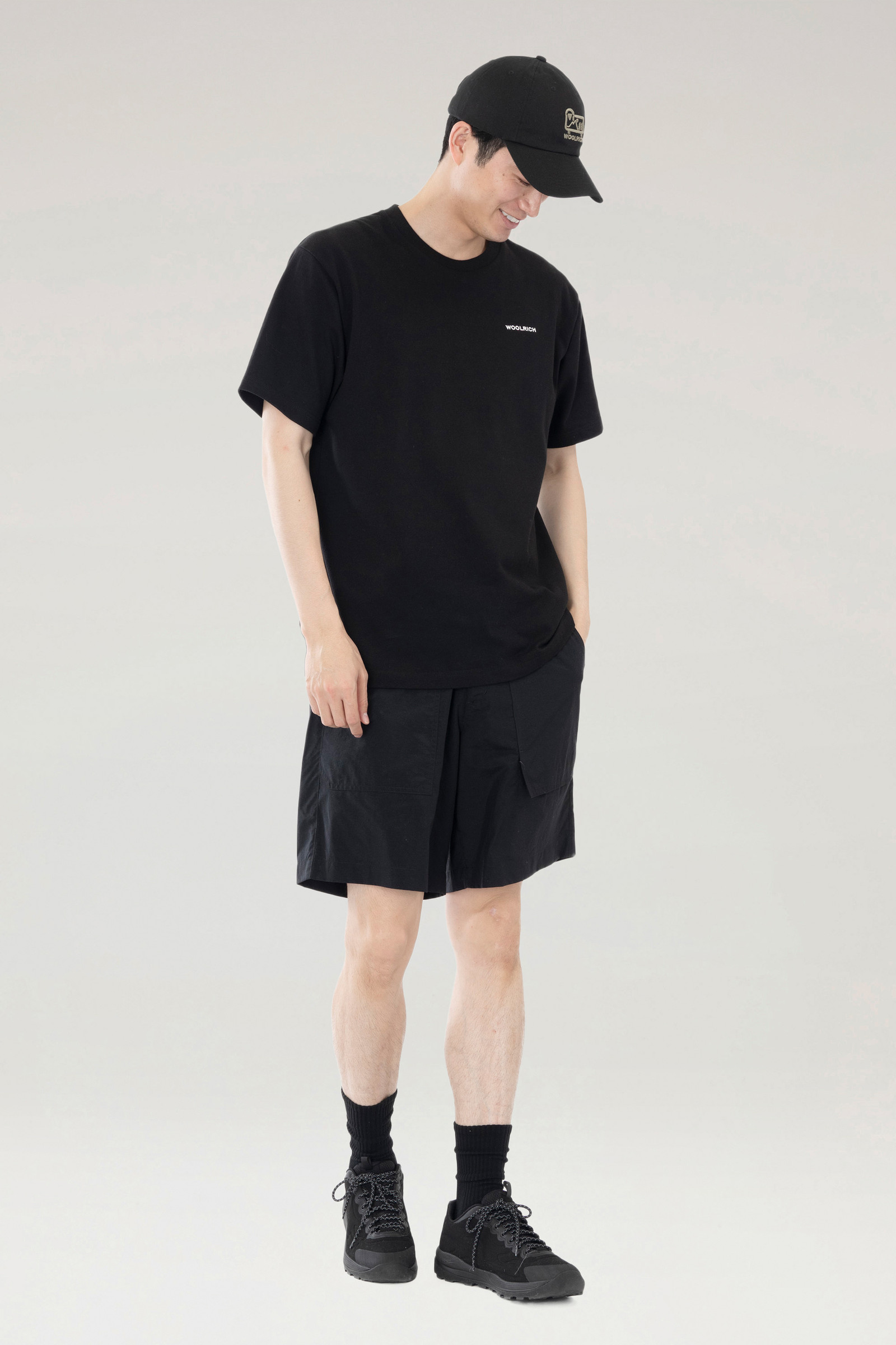 Ranch Shorts in Recycled Nylon Black photo 4 | Woolrich