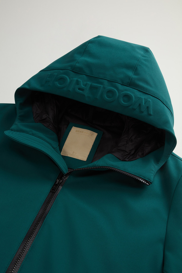 Pacific Jacket in Tech Softshell Green photo 6 | Woolrich