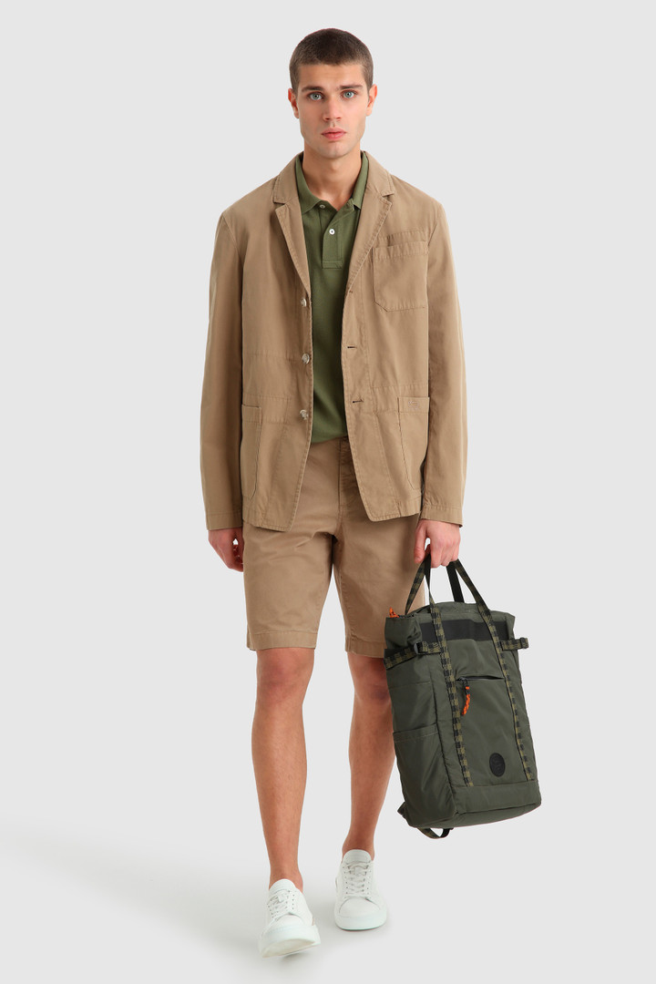 Polo American classique en coton vert photo 2 | Woolrich