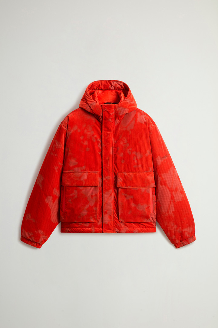 Olmetex Ripstop Nylon Jacket with Camouflage Motif by Todd Snyder Orange photo 5 | Woolrich