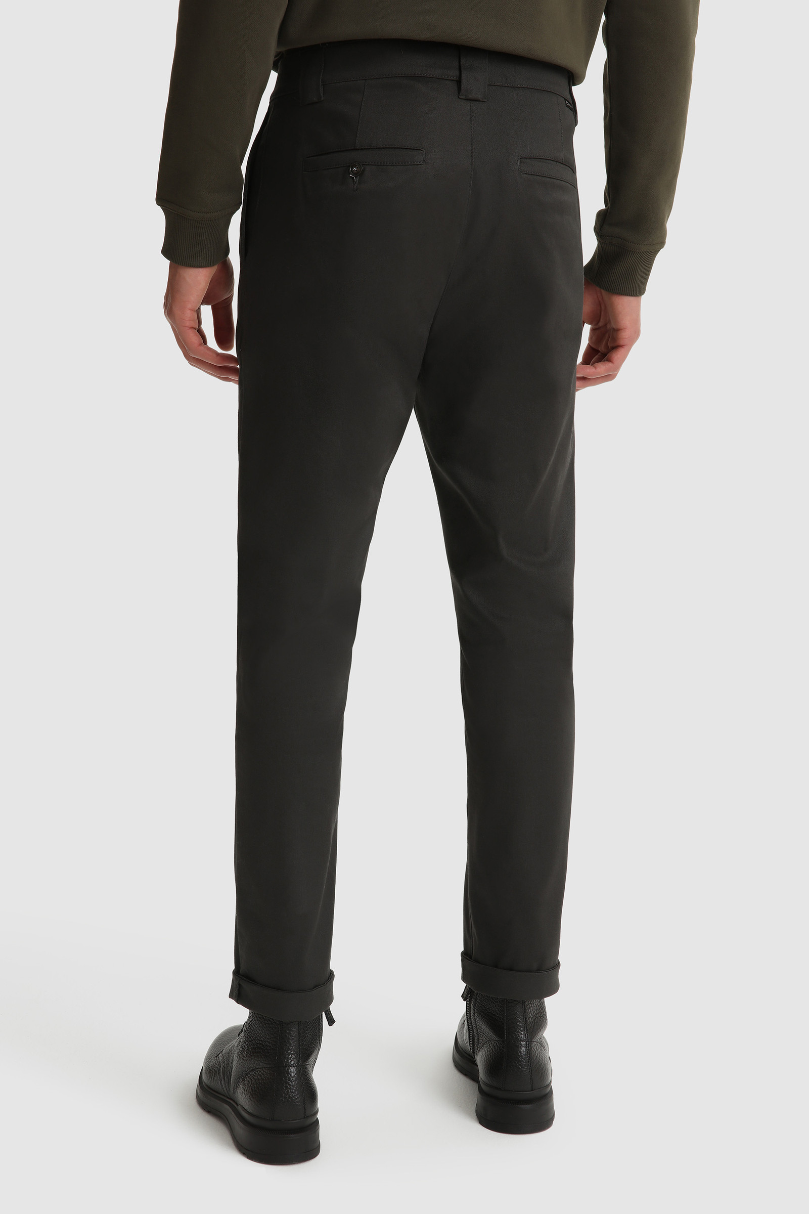 Pantalon chino American en coton grey photo 3 | Woolrich