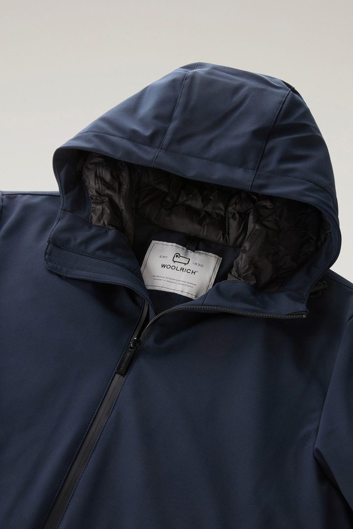 Giacca Pacific in Tech Softshell Blu photo 6 | Woolrich