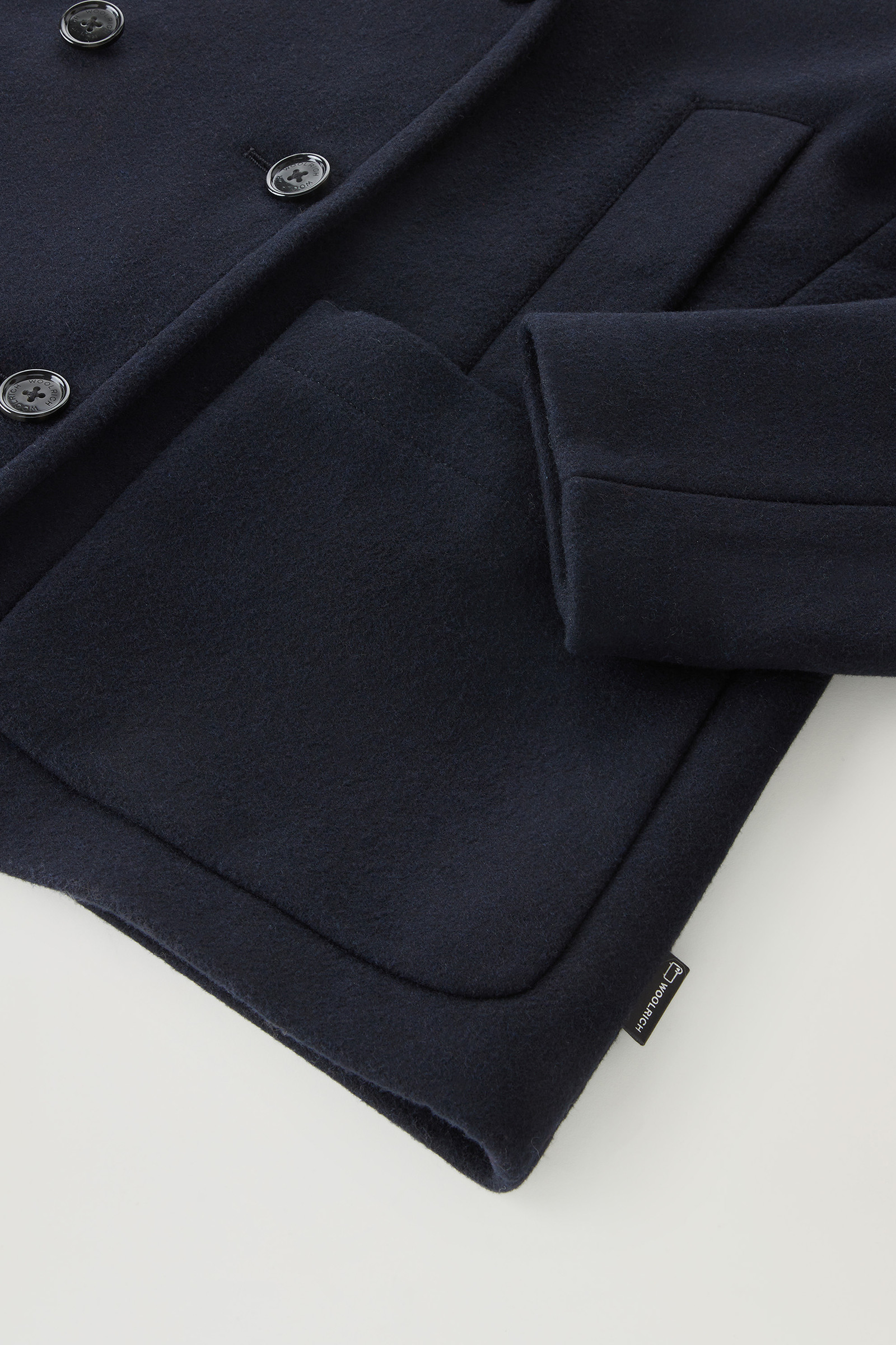 Women's 2-in-1 Sideline Coat in Manteco Recycled Wool Blend Blue 