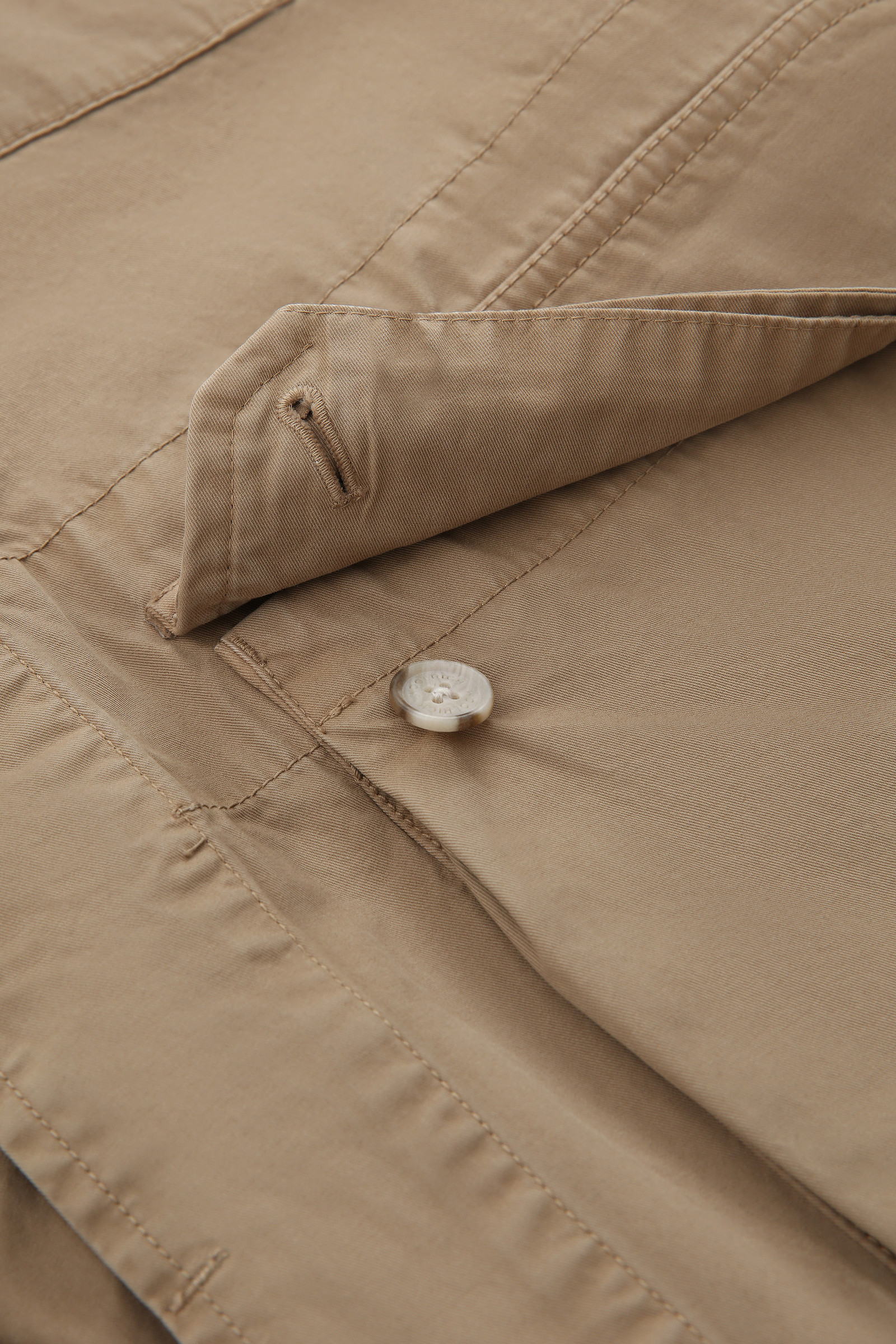 Feldjacke mit Rundhalsausschnitt aus weicher, stückgefärbter Baumwolle Grün photo 8 | Woolrich