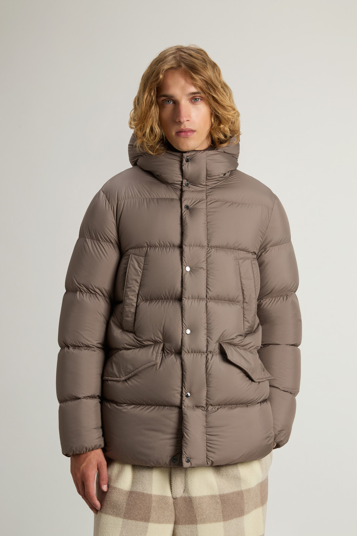 Cloud Parka in Microfiber Brown photo 1 | Woolrich