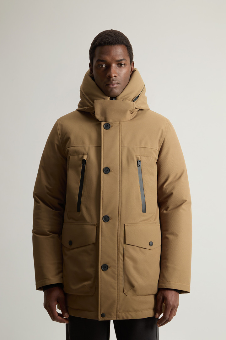 Arctic Parka con capucha Hombre Beige