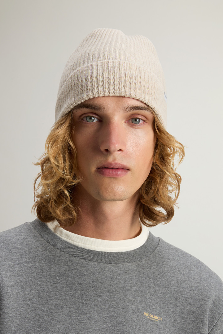 Beanie in Wool Blend White photo 4 | Woolrich