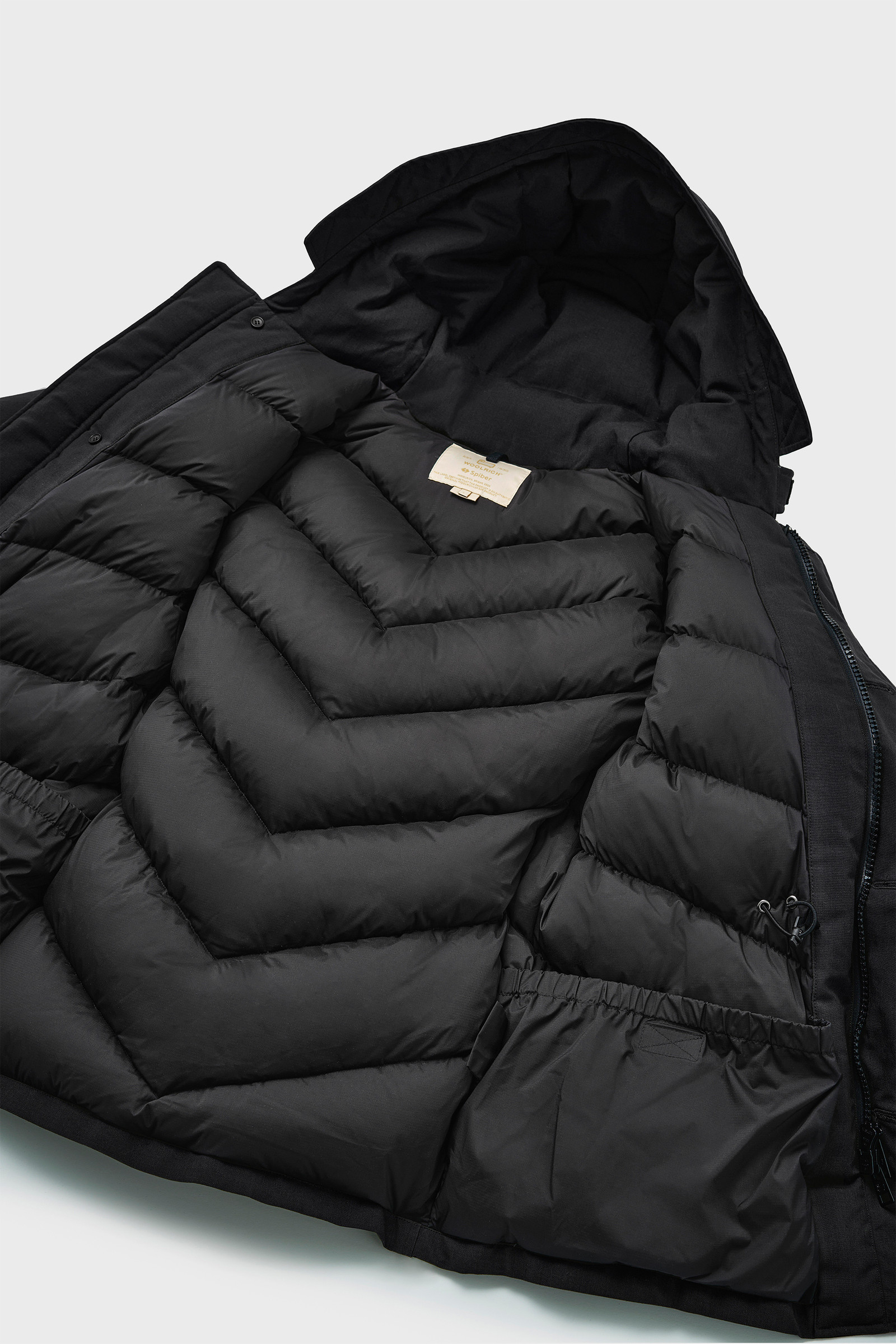 Future Arctic Parka con fibre bio-derivate Brewed Protein nero photo 7 | Woolrich