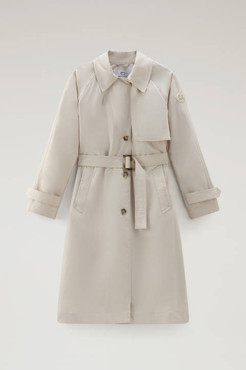 Trench en tissu Urban Touch avec ceinture Beige photo 2 | Woolrich