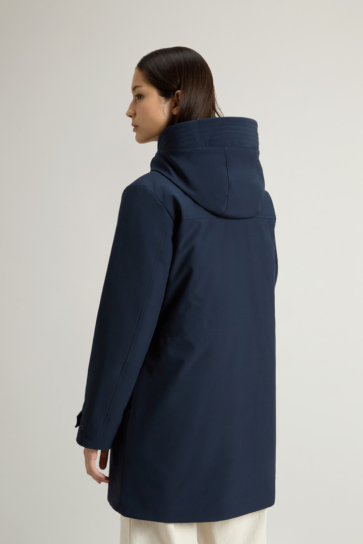 Firth Parka 2 in 1 in Tech Softshell Blu photo 3 | Woolrich