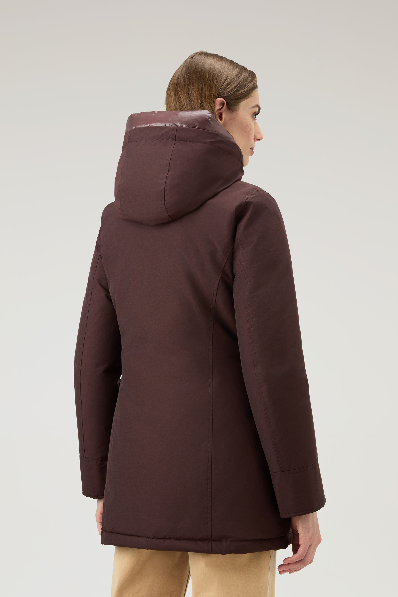 Women's Arctic Parka in Ramar Cloth Brown | Woolrich USA