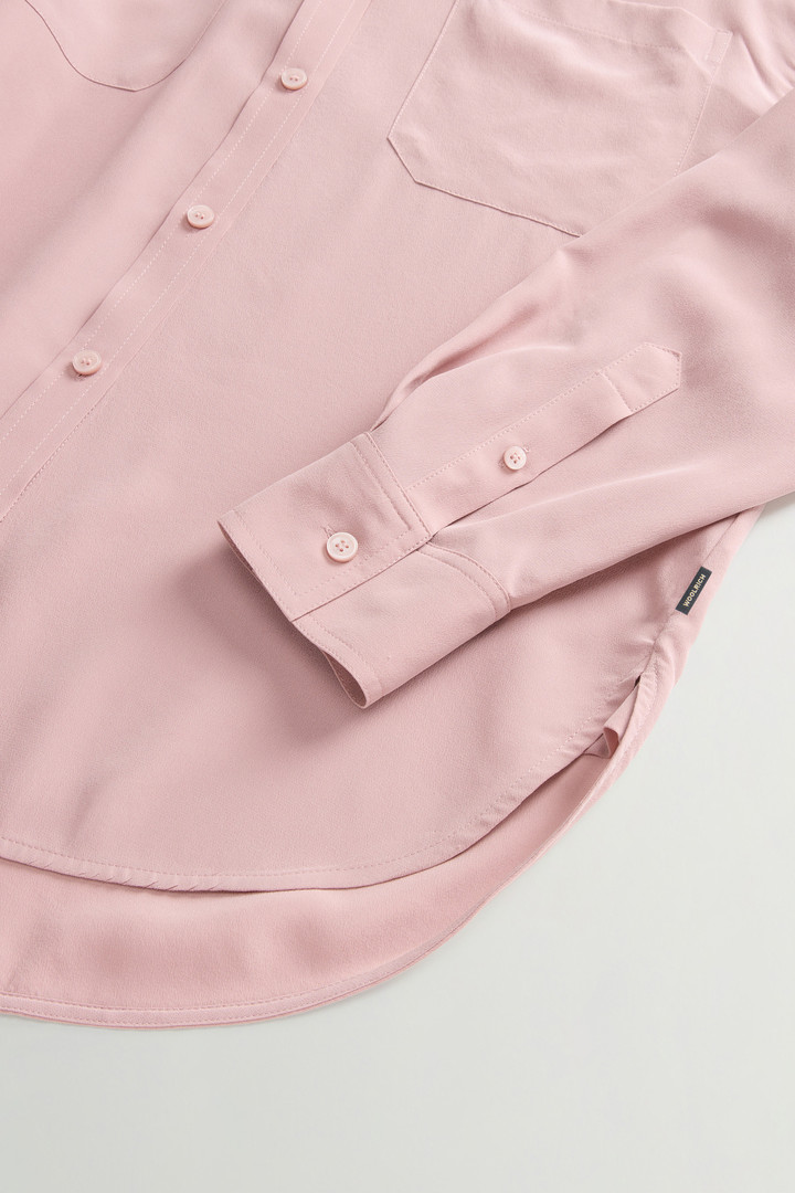 Camicia in pura seta Rosa photo 7 | Woolrich