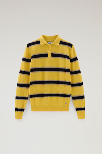 Long-Sleeved Knit Polo Yellow photo 1 | Woolrich