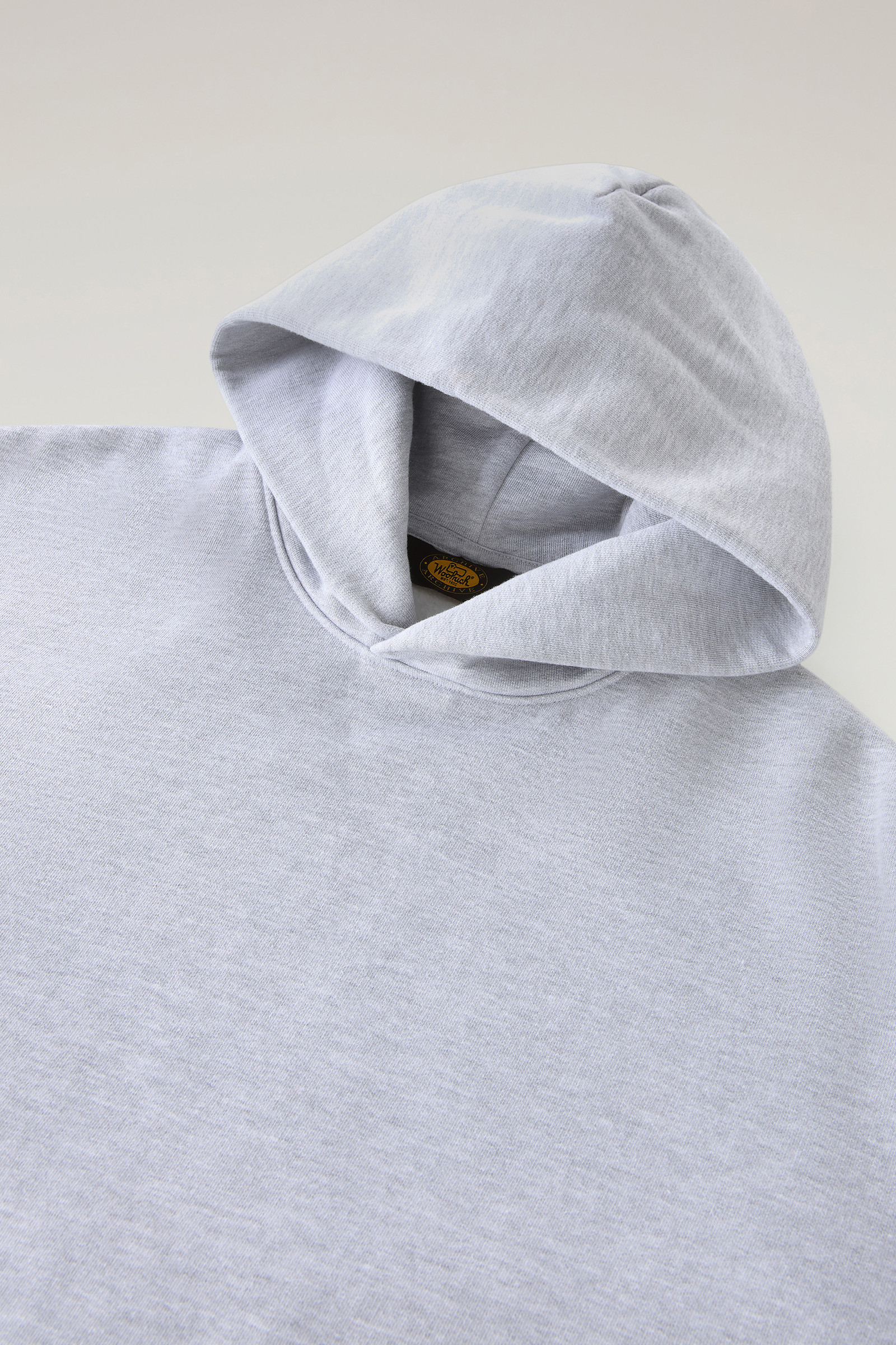 Sudadera con capucha de puro algodón grey photo 6 | Woolrich
