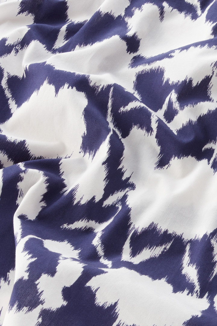 Ärmellose Bluse aus reiner Baumwollpopeline Blau photo 6 | Woolrich