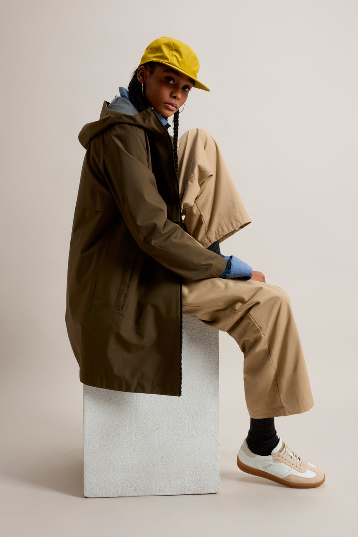 Waterdichte Parka van Light Stretch Groen photo 10 | Woolrich