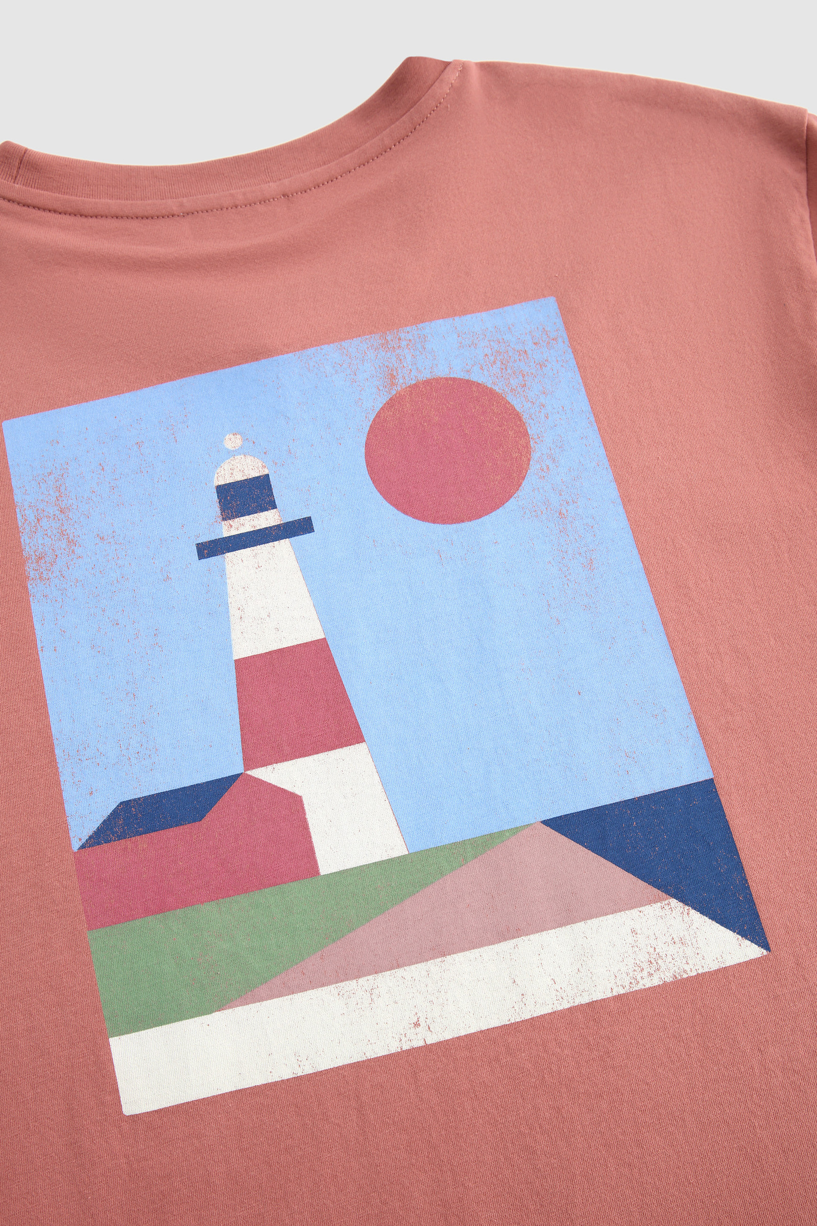 Organic Cotton T-Shirt with Back Print Pink photo 6 | Woolrich