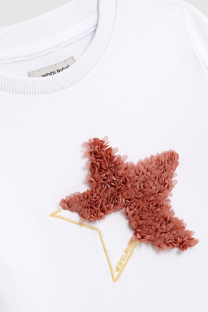 Sweatshirt mit Rundhalsausschnitt und geprägtem Sternlogo