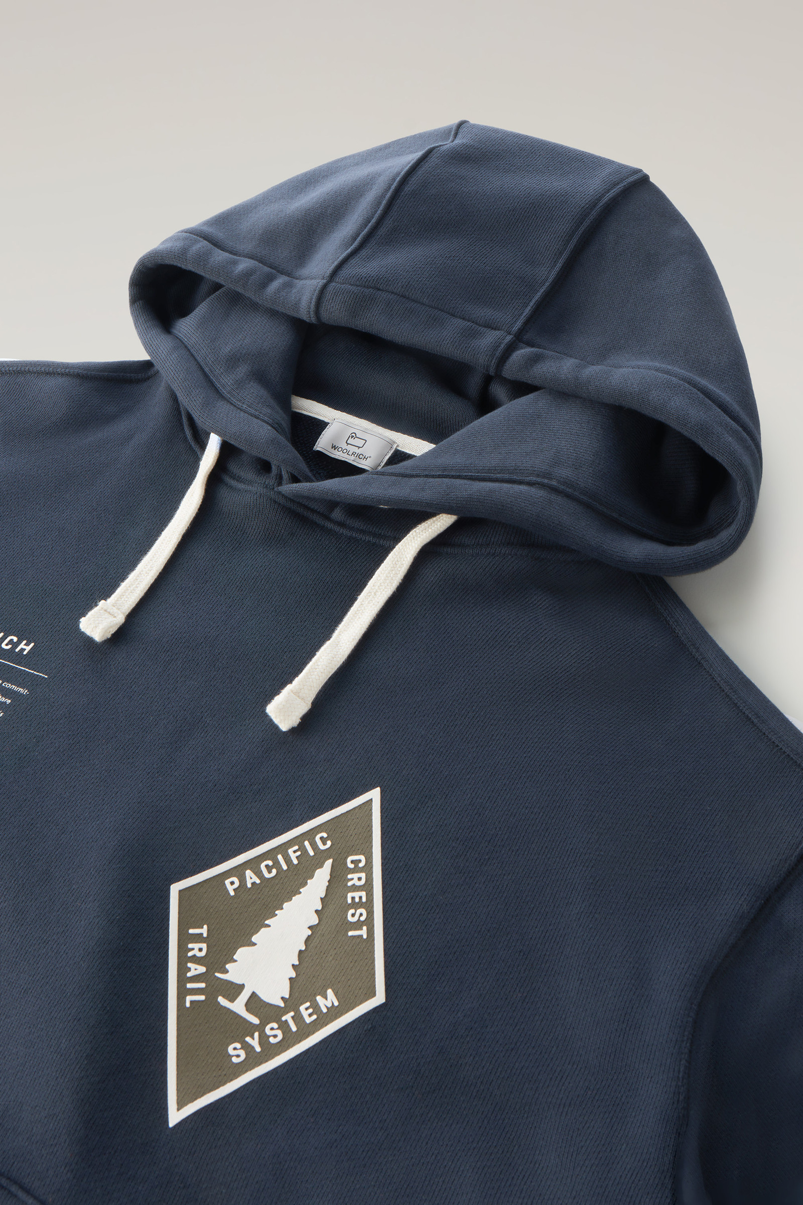 Sweat-shirt à capuche U.S. Trails en pur coton bleu photo 6 | Woolrich