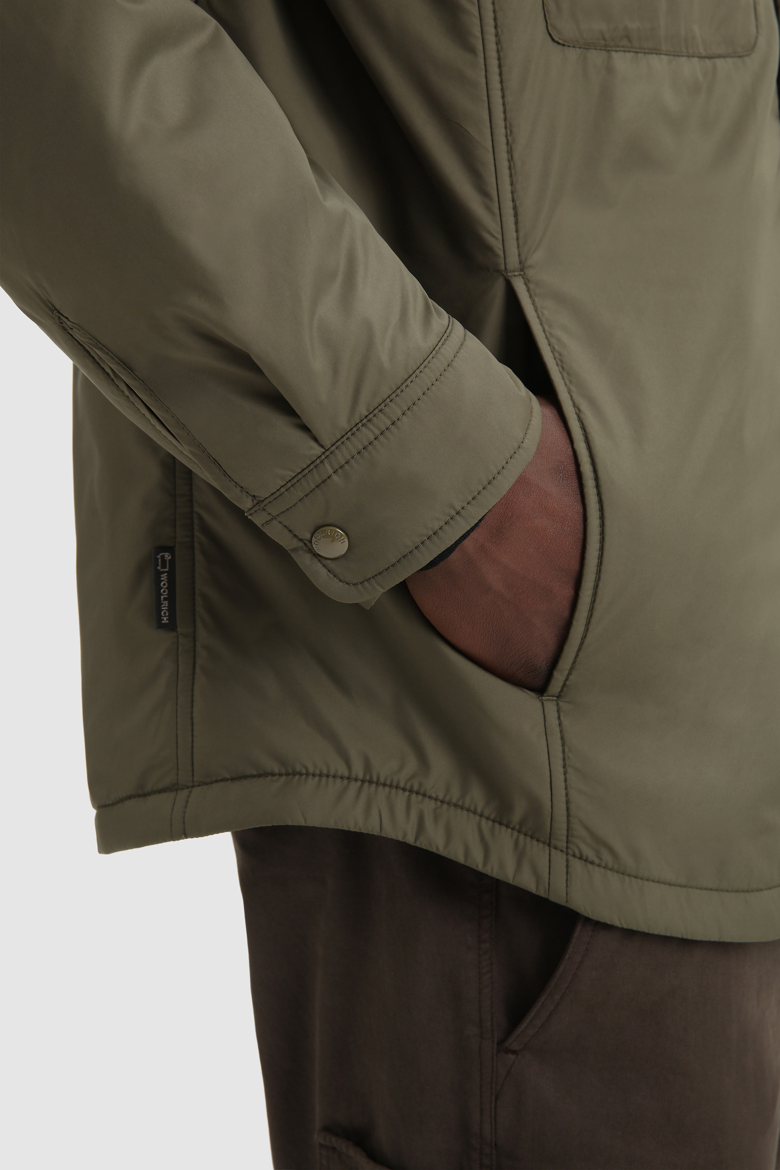 Alaskan Microfiber Shirt with Primaloft® Padding Green photo 6 | Woolrich