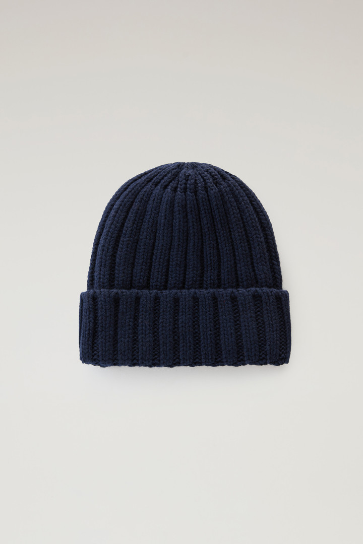 Beanie aus reiner Schurwolle für Jungen Blau photo 2 | Woolrich