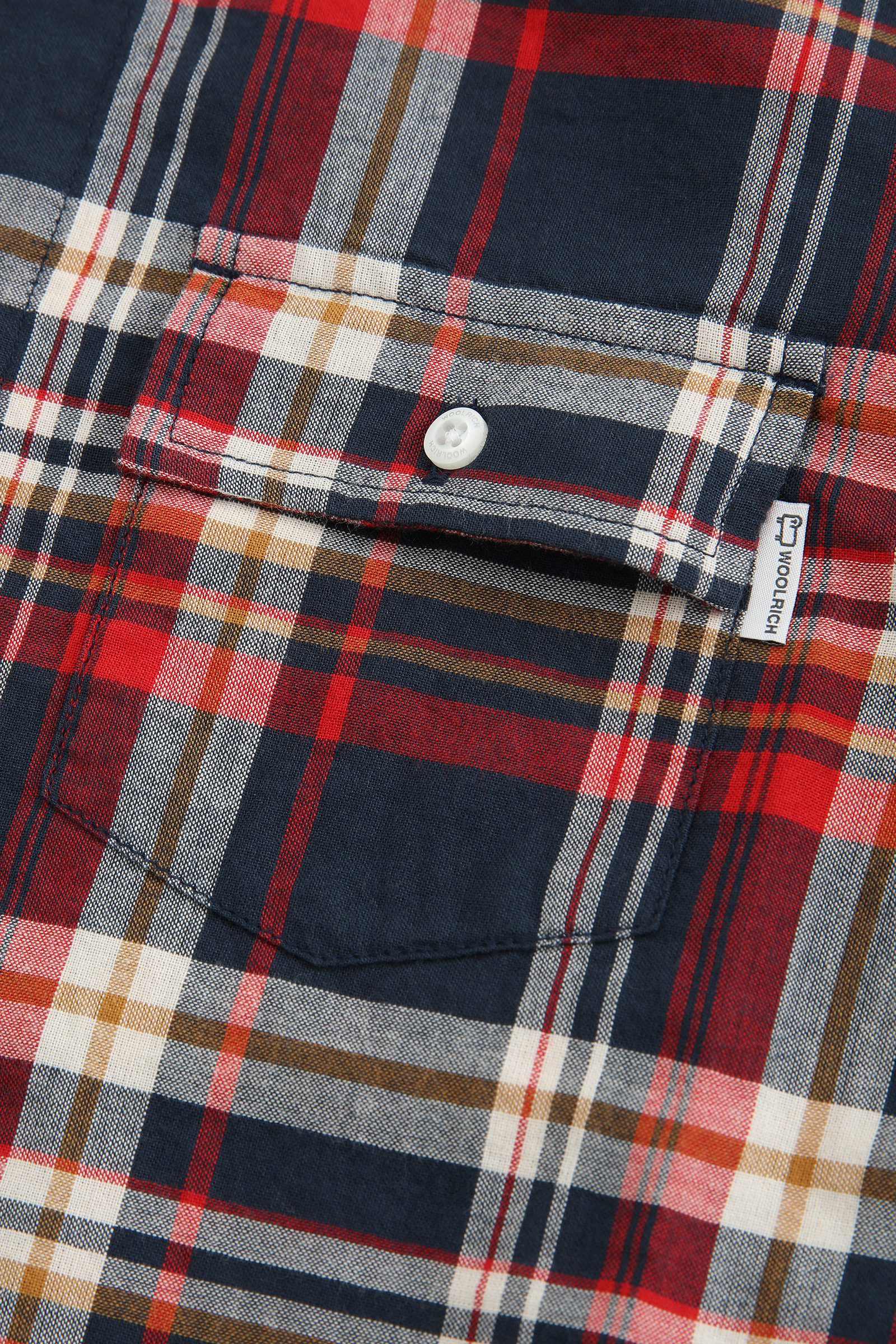 Boy's Button-Down Poplin Shirt Red photo 4 | Woolrich