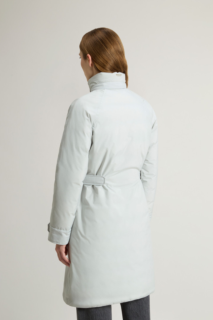 Long Cloud Jacket with Foldaway Hood Gray photo 3 | Woolrich