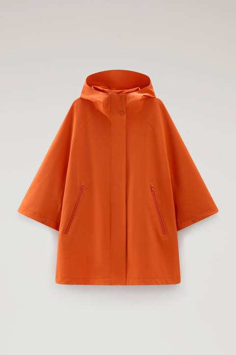 High Tech Hooded Nylon Puffer Jacket Orange photo 2 | Woolrich