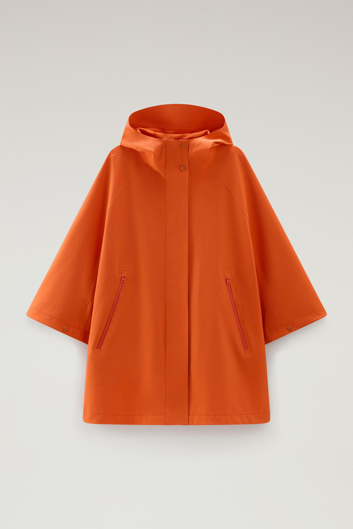 High Tech Hooded Nylon Puffer Jacket Orange photo 5 | Woolrich