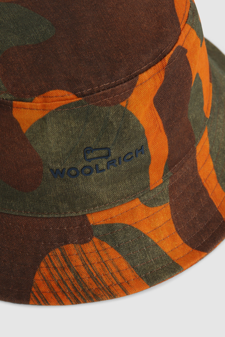 Cappello da pescatore con stampa camouflage arancione photo 2 | Woolrich