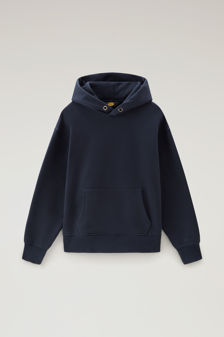 Hoodie in Pure Cotton Blue photo 1 | Woolrich