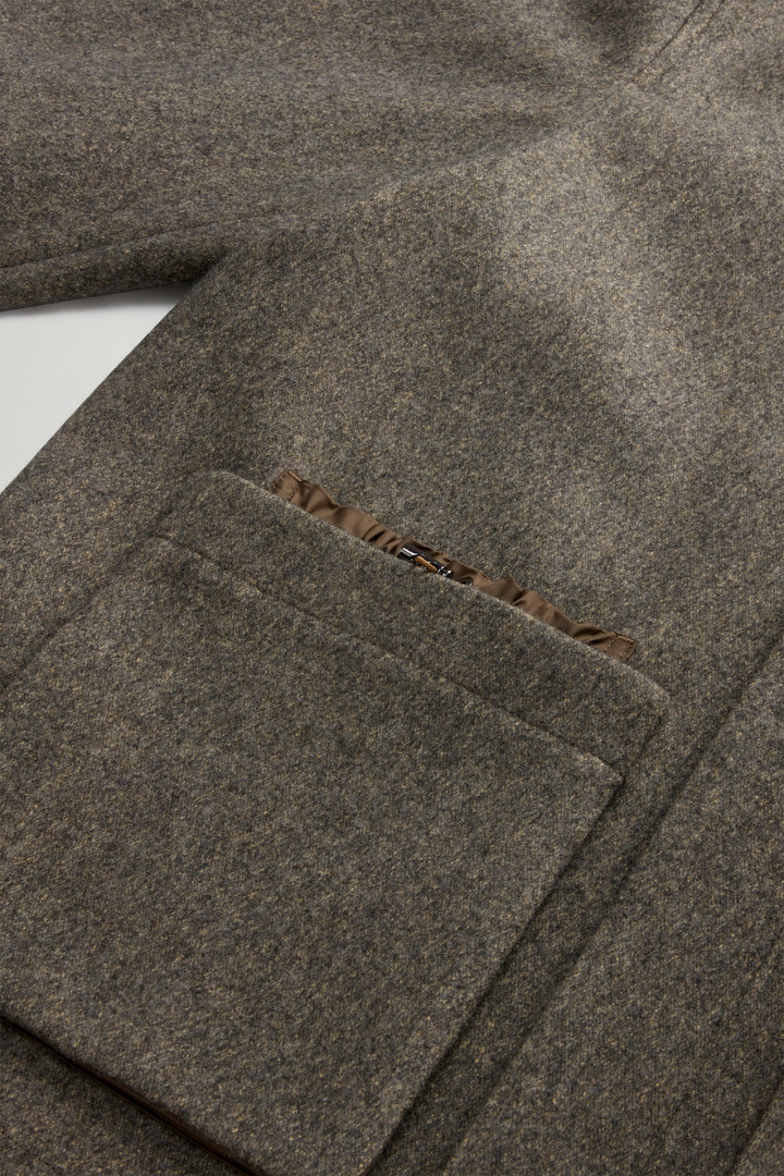 Overshirt aus italienischer Wolle und Baumwolle by Todd Snyder Grau photo 8 | Woolrich