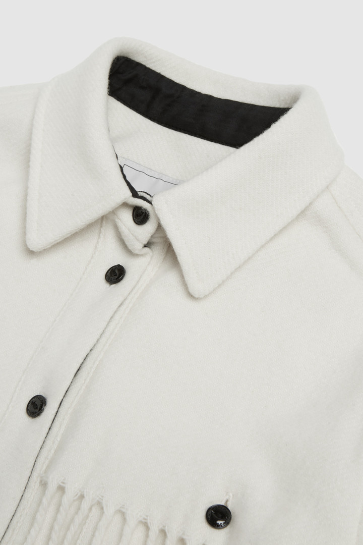 Stag overshirt with fringes