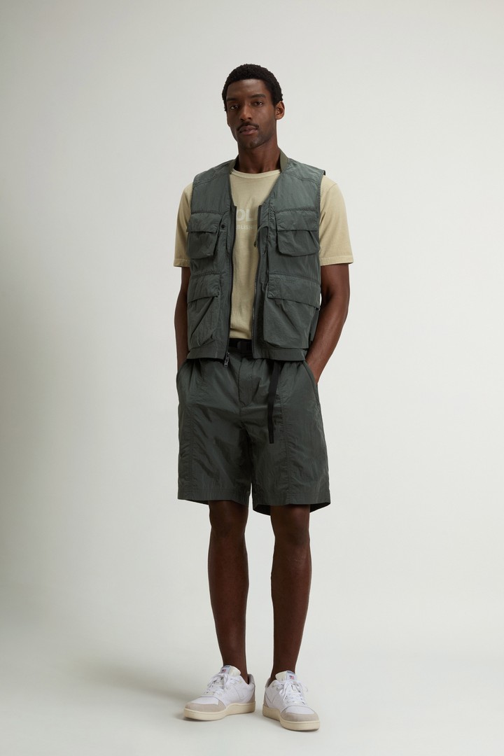 Vest in Olmetex Nylon Green photo 2 | Woolrich
