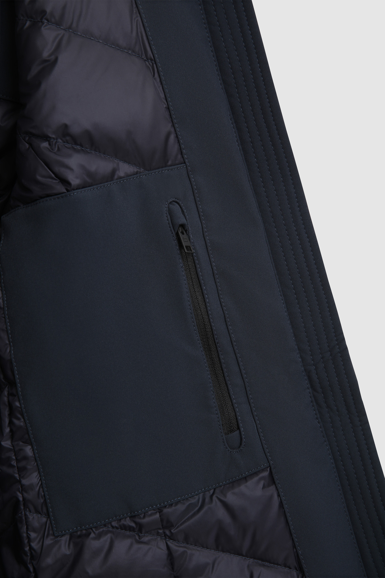 Firth Parka in Soft Shell Blu photo 9 | Woolrich