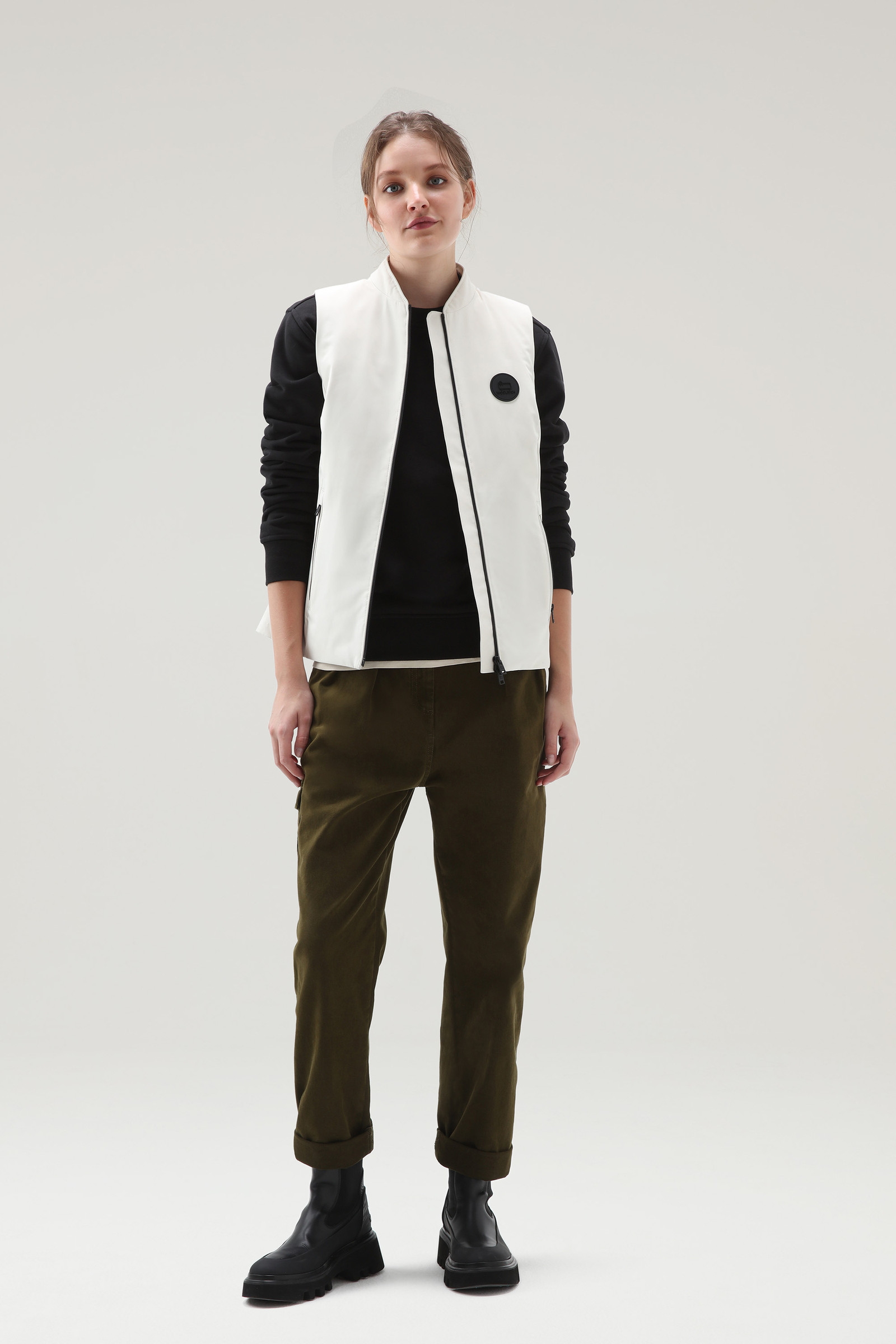 Sailing 2-Layer Vest Beige photo 2 | Woolrich