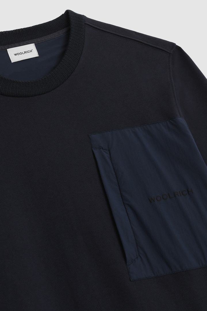 Crewneck sweatshirt with printed logo