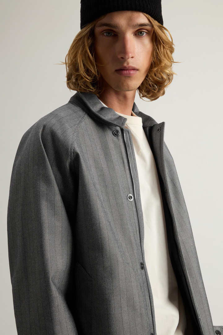 Yarn-Dyed Jacket in Three-Layer Fabric Gray photo 4 | Woolrich