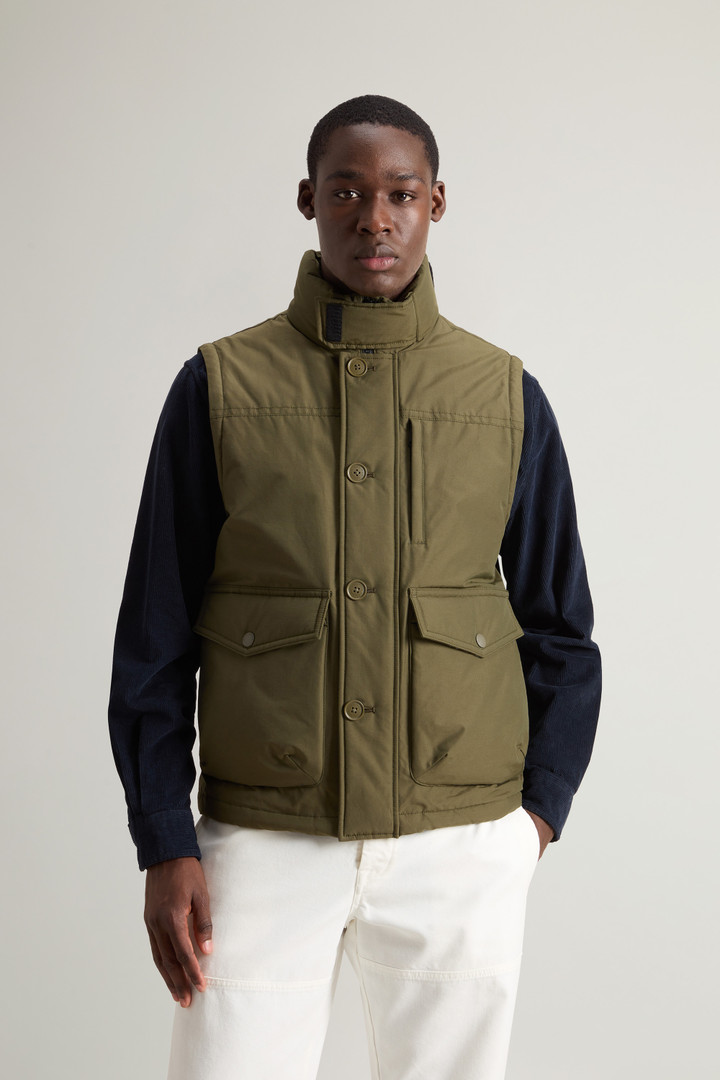 Padded Ramar Cloth Vest Green photo 1 | Woolrich