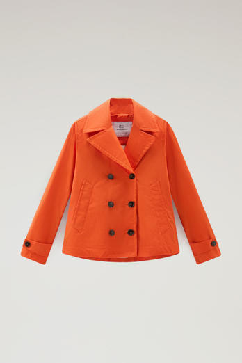 Havice Peacoat in Best Cotton Orange | Woolrich