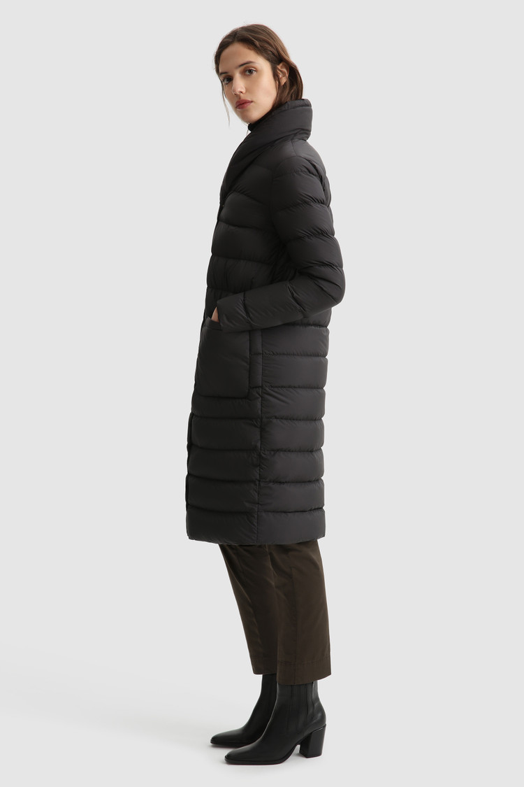 Manteau long Ellis avec matelassage horizontal