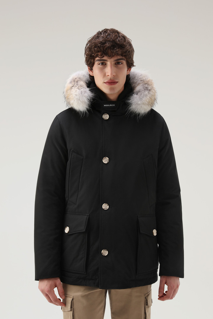 Arctic Anorak in Ramar Cloth with Detachable Fur - Men - Black