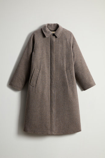 Coat in Pure Virgin Wool Beige photo 1 | Woolrich