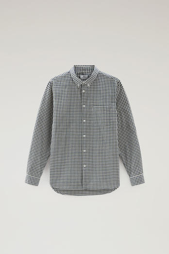 Checked Madras Shirt in Pure Cotton Blue | Woolrich