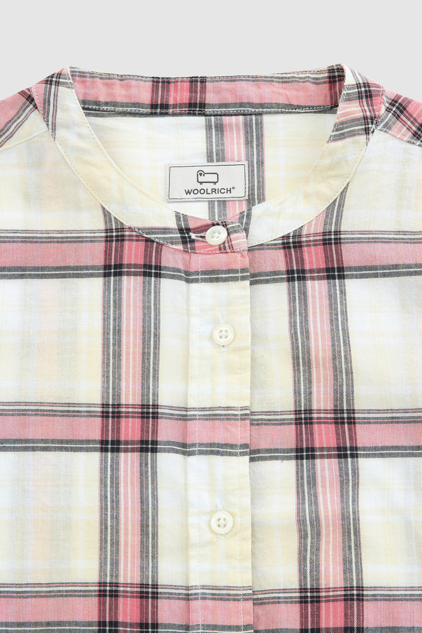 Cotton Shirt with Capped Sleeves White photo 5 | Woolrich