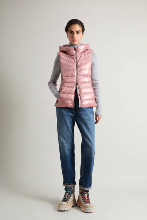 Aliquippa Padded Vest Pink | Woolrich