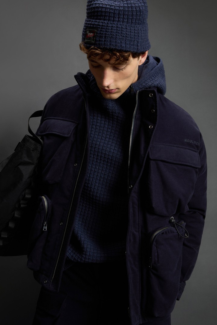 Stretch Cotton Jacket by Todd Snyder Blue photo 4 | Woolrich