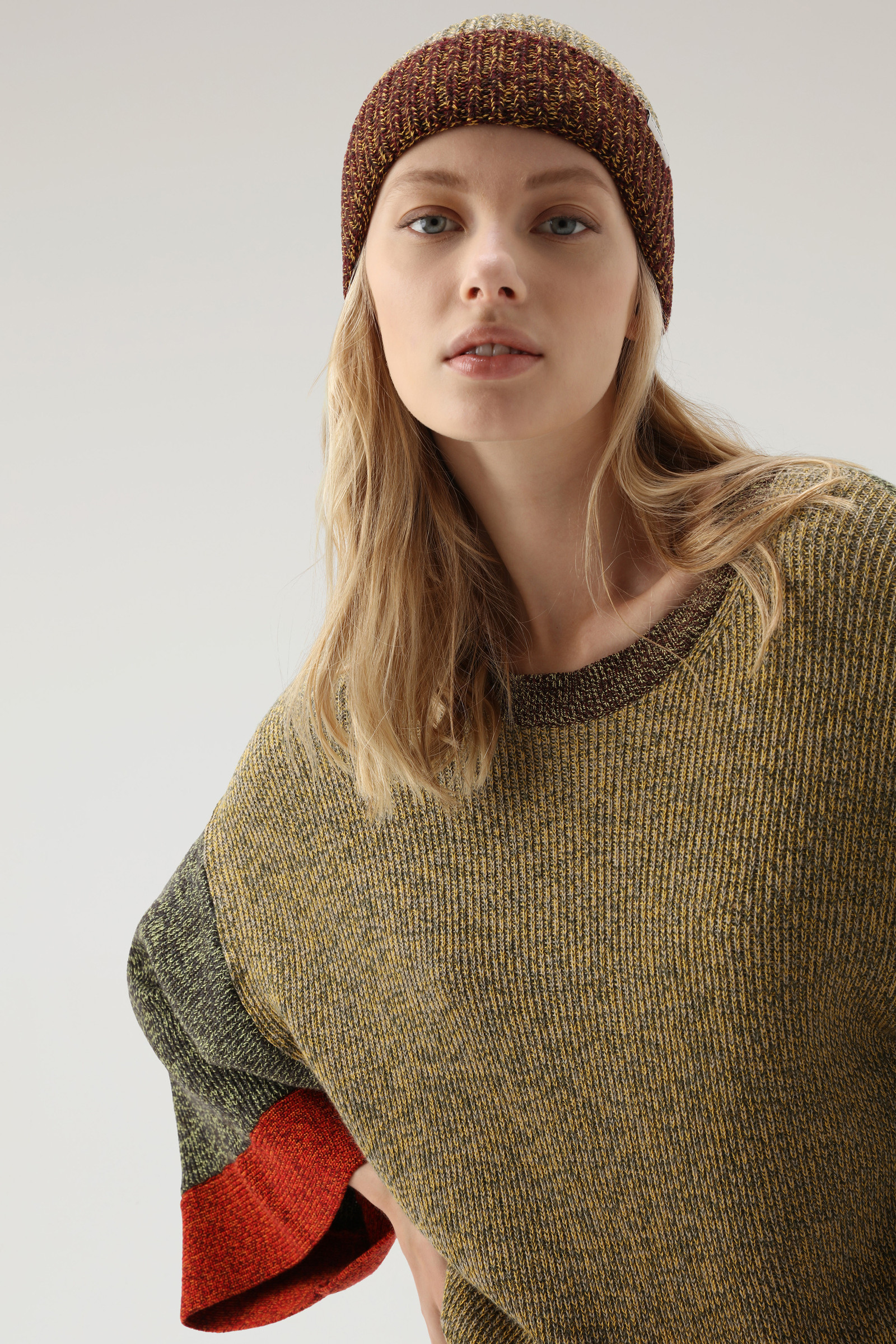 Color-block Ribbed Dress Khaki photo 4 | Woolrich