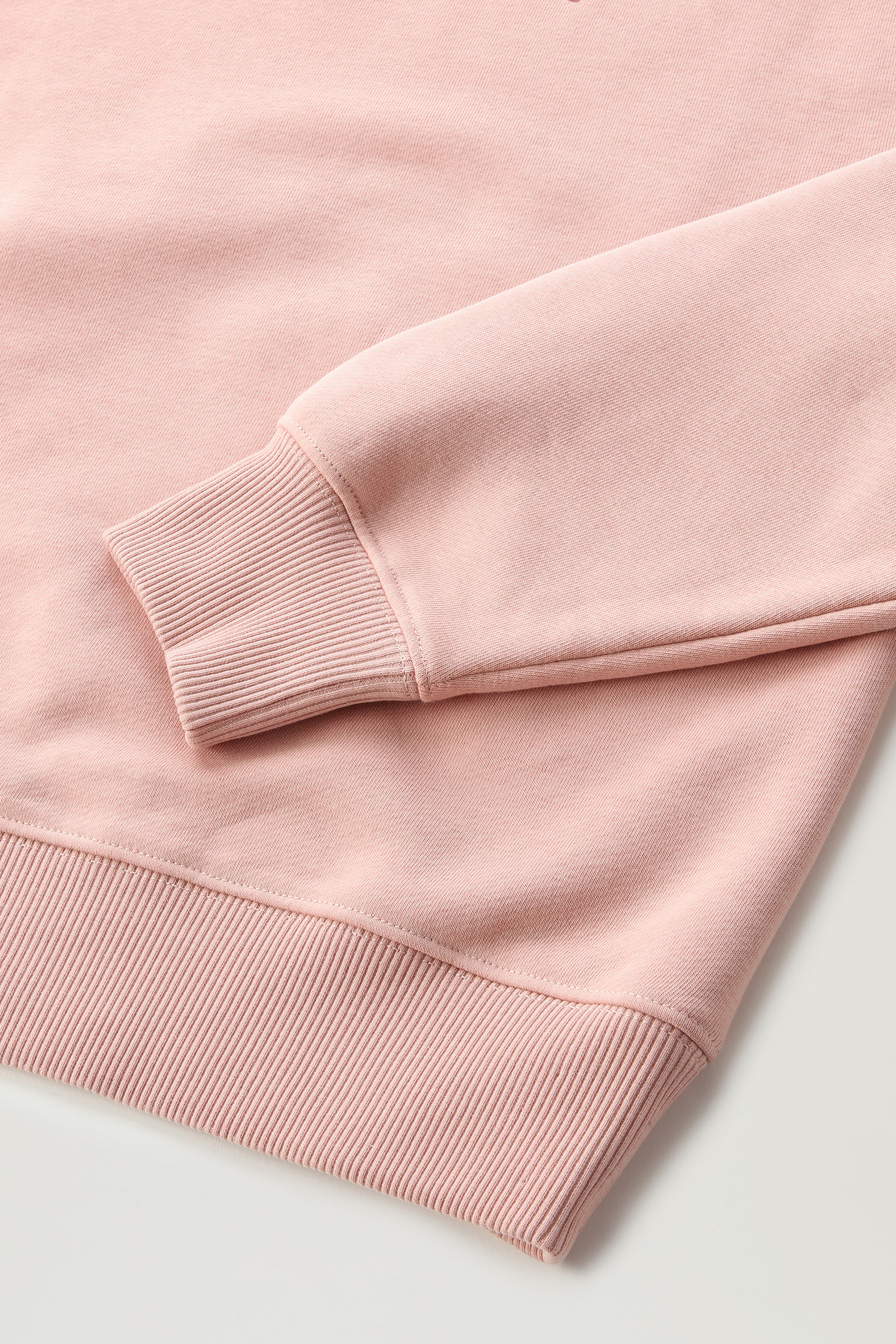 Embroidered Logo Fleece Sweatshirt Pink photo 7 | Woolrich